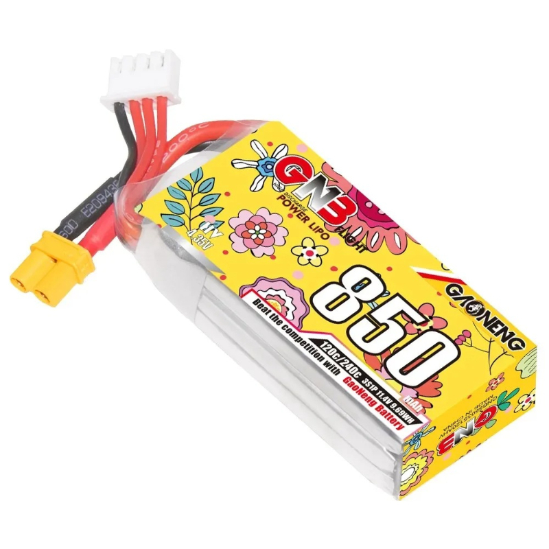 1pcs new GNB LiHV 3S 11.4V 850 - đánh giá và giá Drone Battery 3S