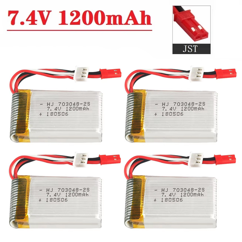 Pin Lipo 2S 7.4 V 1200MAh 7030 - đánh giá và giá Drone Battery Li-Ion