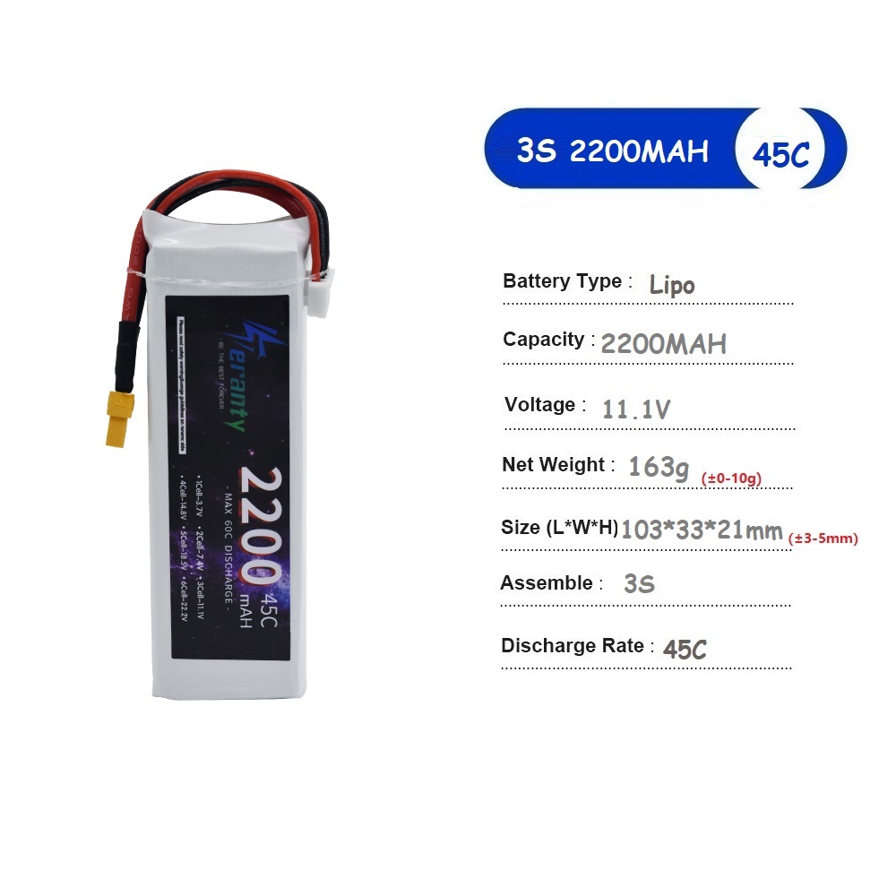 3S 11.1V Lipo Battery Deans XT - đánh giá và giá Drone Battery 3S
